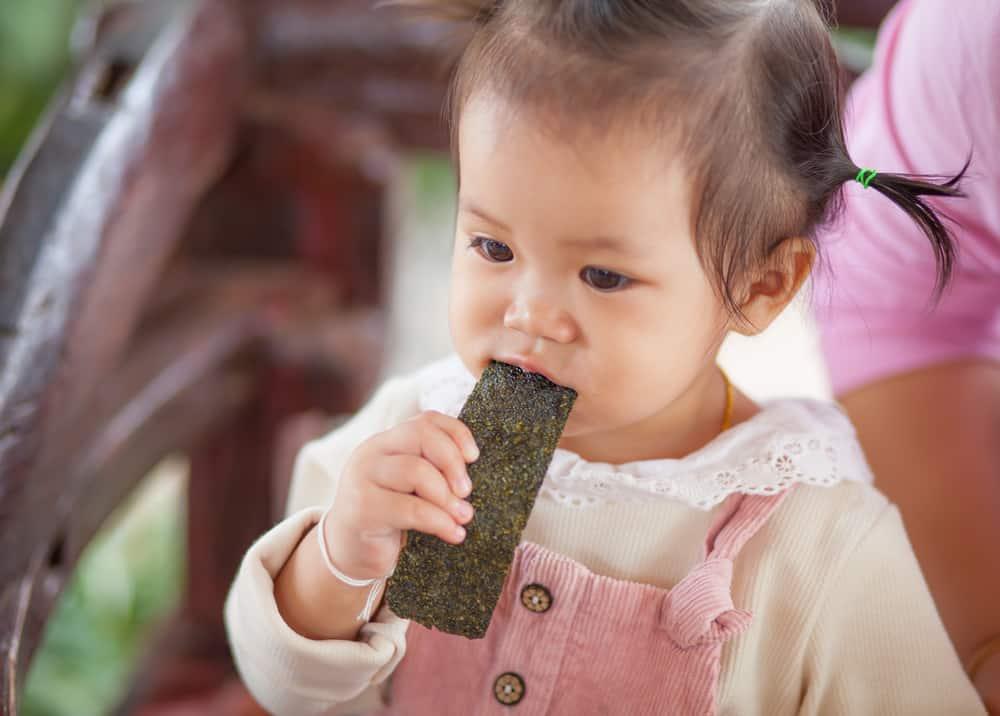 baby-eating-seaweed